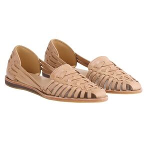 Nisolo Tan Leather Flats